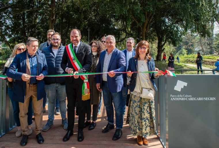 inaugurazione lavori edilpellizzari parco treviso